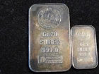 Vintage 20 Gram & 5 Gram  Argor S.A. Chiasso Silver Bar .999