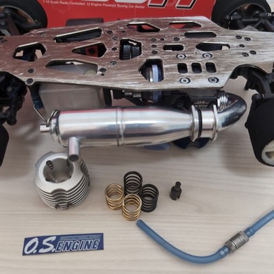 KYOSHO 1/10 FW-05R RC Car O.S.12TR Engine Sanwa Servo Muffler