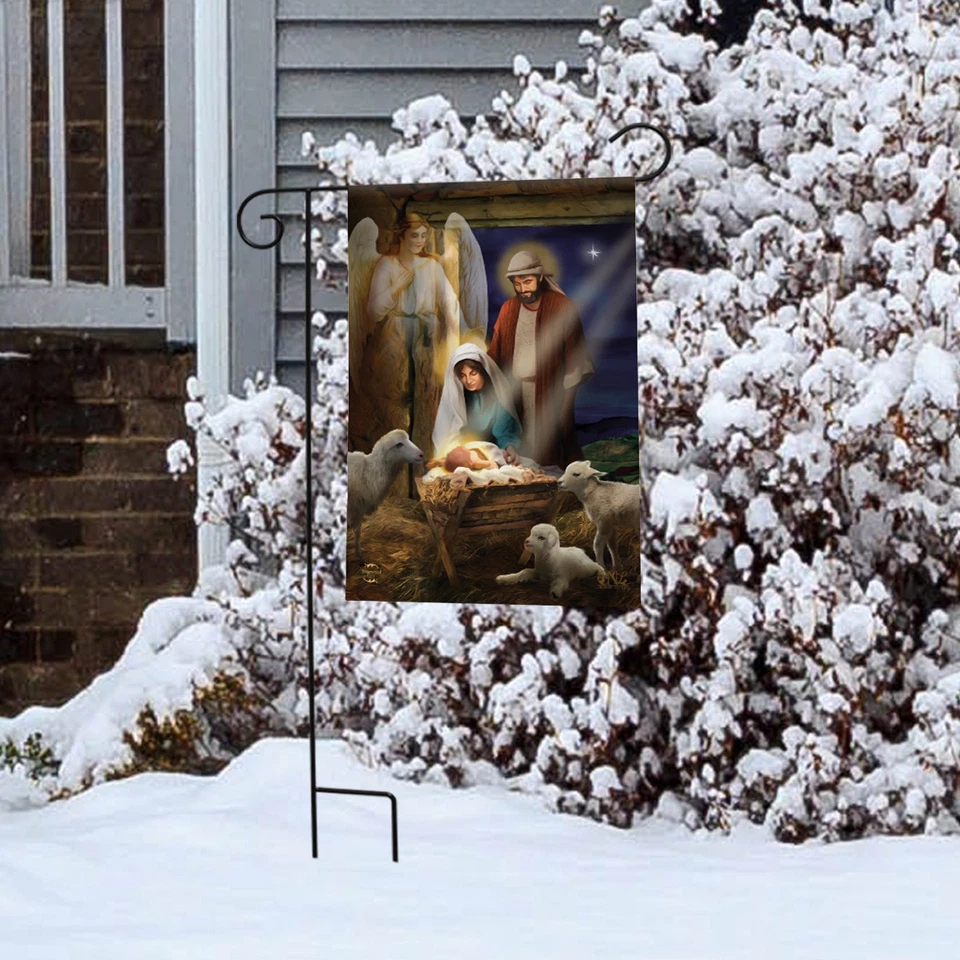 Briarwood Lane Holy Nativity Christmas Garden Flag - Image 3 of 4