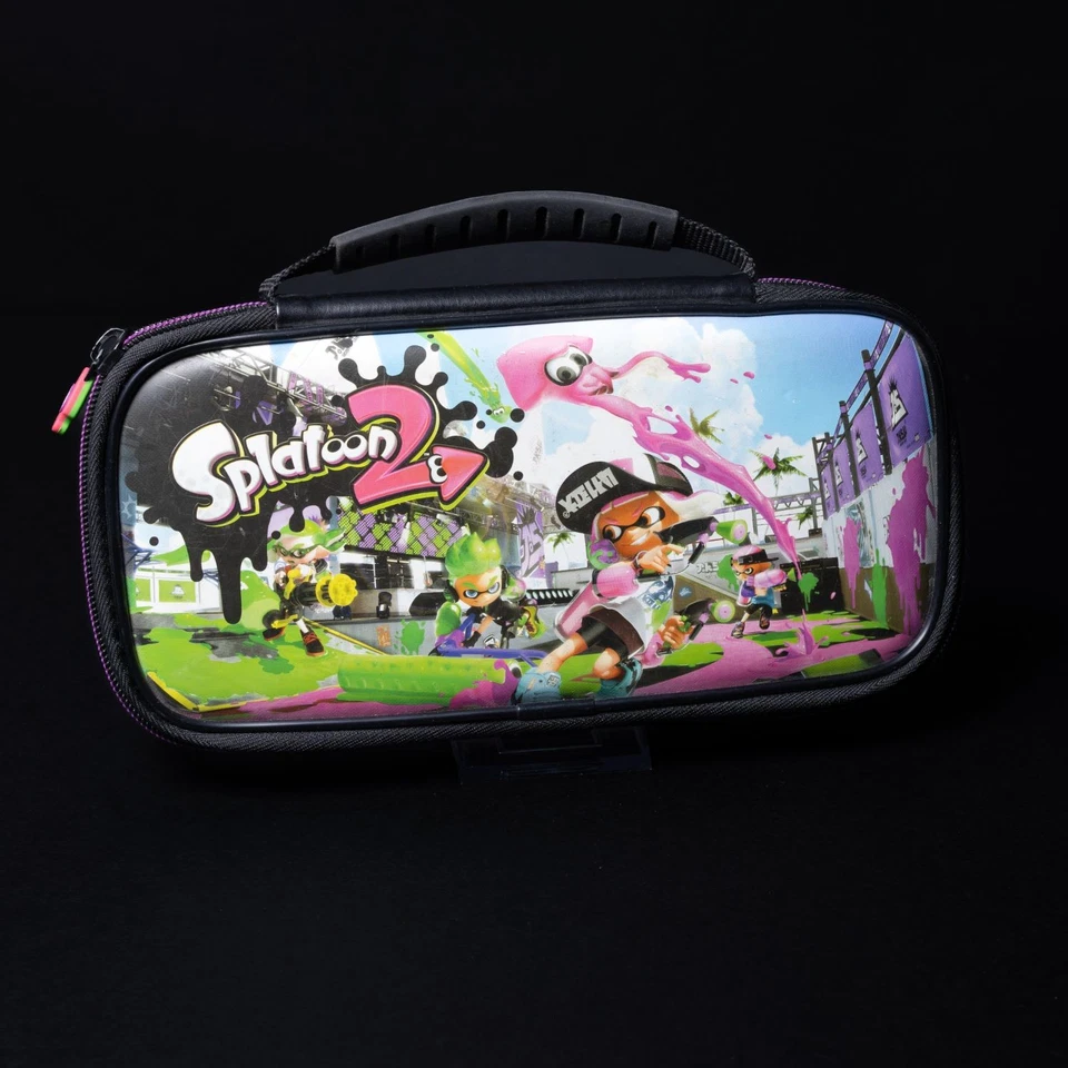 Splatoon 2 Nintendo Switch Travel Case - Gepolsterte Tasche mit Reißverschluss - Bild 1 von 4