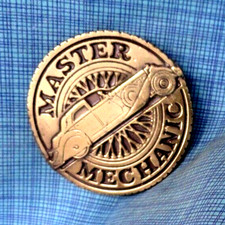 Master Mechanic Belt Buckle Classic Duesenberg Rolls Vtg 70s TGABC       .QRT776