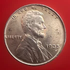 1935-P BU Red Lincoln Wheat Cent  sold as pictured FAST SHIPPING #561