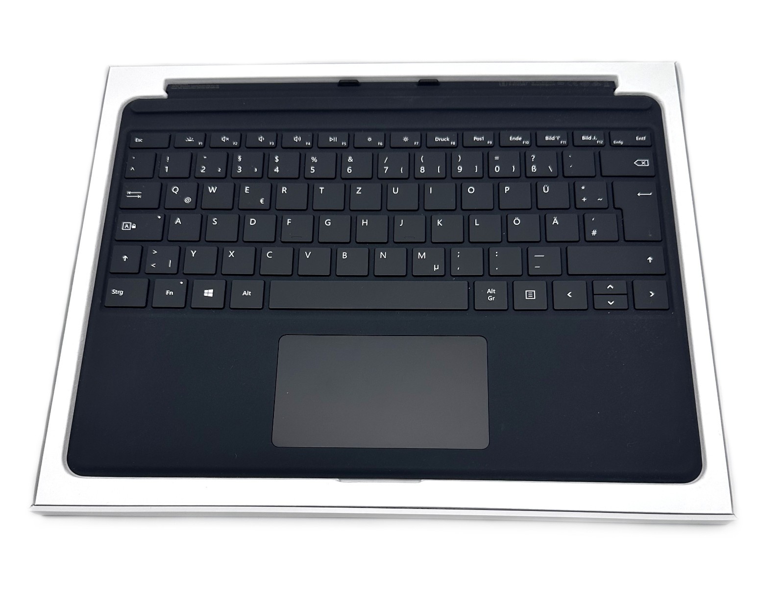 Clavier Microsoft Surface Pro X QWERTZ Allemand Noir pour Tablette - État Neuf