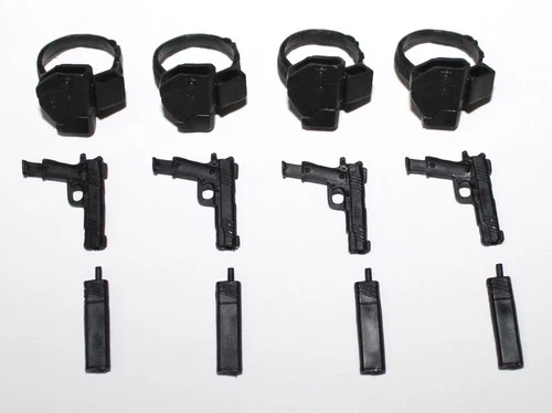 PURGE 820 Retro Sgt. Stalker Handgun Lot GIJOE CLASSIFIED SERIES 6" Scale 1/12