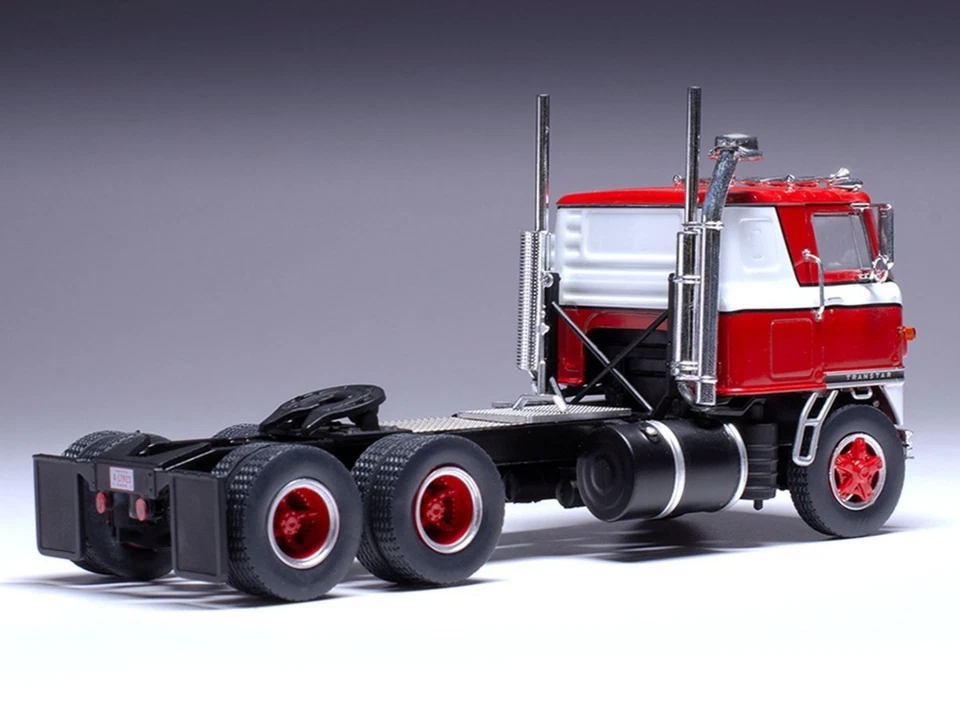 IXO 1/43 1965 INTERNATIONAL TRANSTAR COE TRUCK/CAB/TRACTOR DARK RED WHITE TR219 - Image 2 of 3