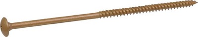 Power Pro 48092 Lag Screws, 3/8 x 12, Star Drive Construction Lag Screws, Rus...