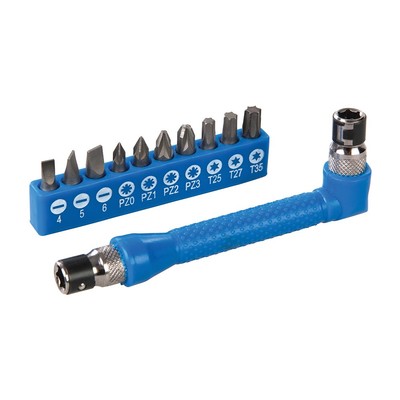 Silverline Winkel-Schraubendreher-Bithalter-Satz 12-tlg. (599368)