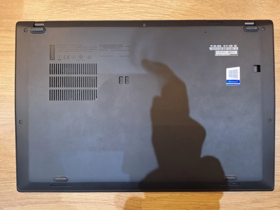 Lenovo ThinkPad X1 Carbon · i7-8550U · 8GB · 256GB, photo 3 of 5