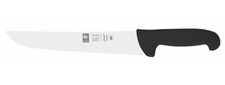 Icel, coltello francese, da macellaio cm 26, manico nero, prodotto professionale