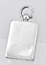 Antique Sterling Silver Sovereign Case - Rare Brick Shape - George Unite - 1903