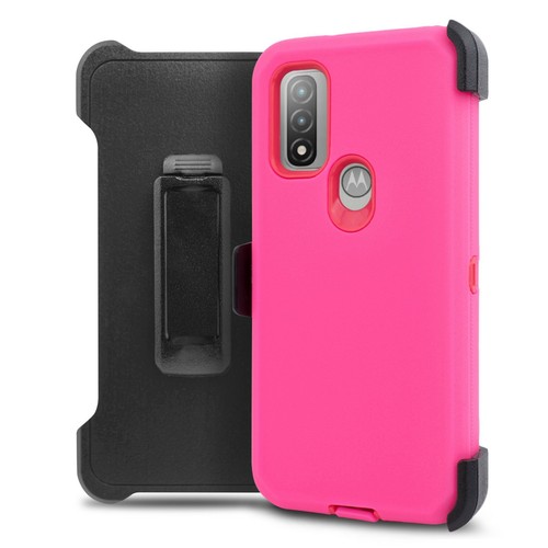 Für Motorola G Pure 2021 Defender Case Hülle + Gürtelclip Holster passt Otterbox - Bild 22 von 57