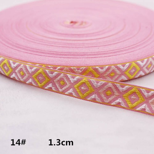 Jacquard Trim Braid or Embroidered Ribbon Craft Sewing Retro Boho Ethnic Scandi - Picture 140 of 276