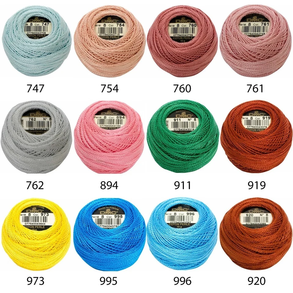 Dmc Pearl Cotton Balls Size 5, Perle Cotton Balls, Cross Stitch Needlework - Image 3 of 4