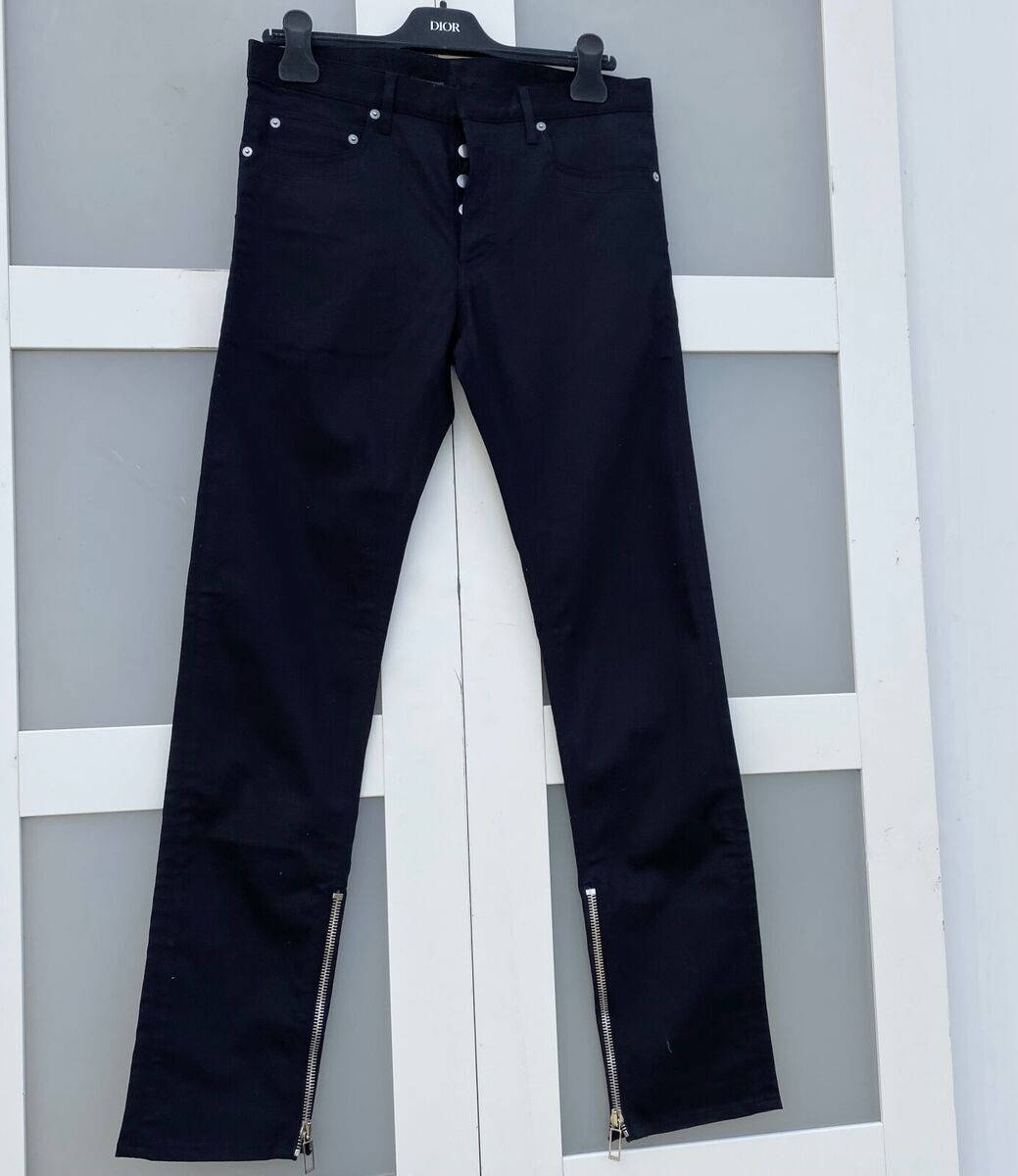 UltraRare & Great Dior Homme AW09 Ankle Zip Slim Fit Black UltraRare & Great Dior Homme AW09 Ankle Zip Slim Fit Black