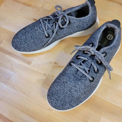 Allbirds Herren Wollläufer dunkelgrau mit grauen Sohlen Gr. 9 - Bild 3 von 7