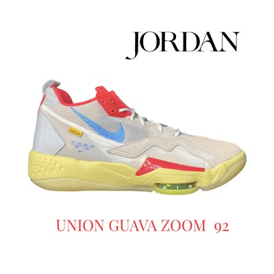 BRAND NEW Union x Jordan Zoom 92 GUAVA ICE NIKE DA2553-800 DS Men 