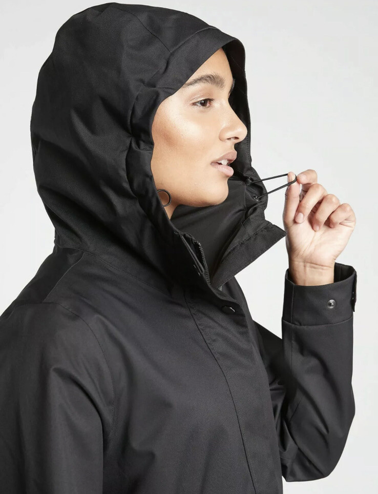 Athleta+Sutro+Jacket+Hooded+Black+Size+1x+23657492 for sale online eBay