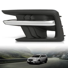 Fit For 2019-2024 Subaru Ascent Front Bumper Fog Light Bezel Lamp Trim Left