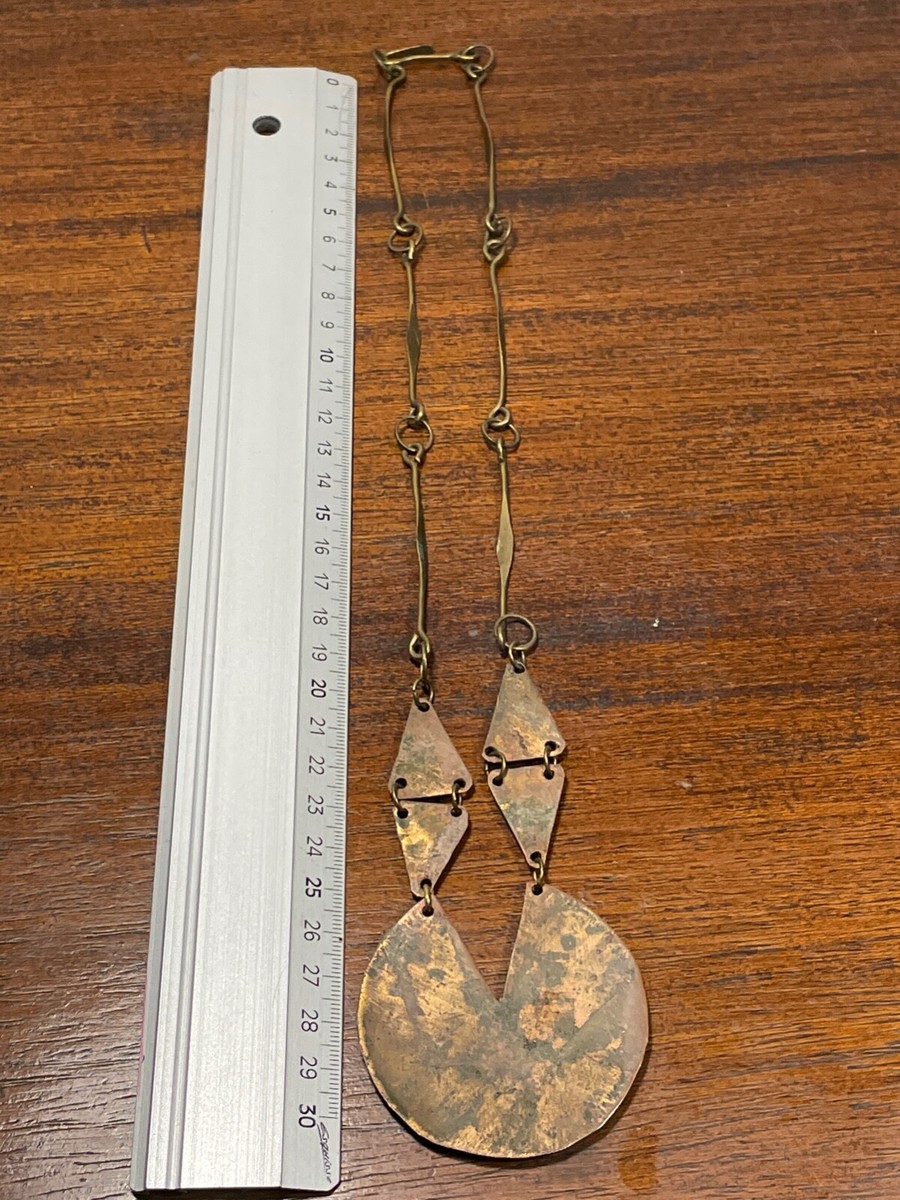 Collier Ancien Avec Pendentif - Bijou Vintage Très Beau, Occasion