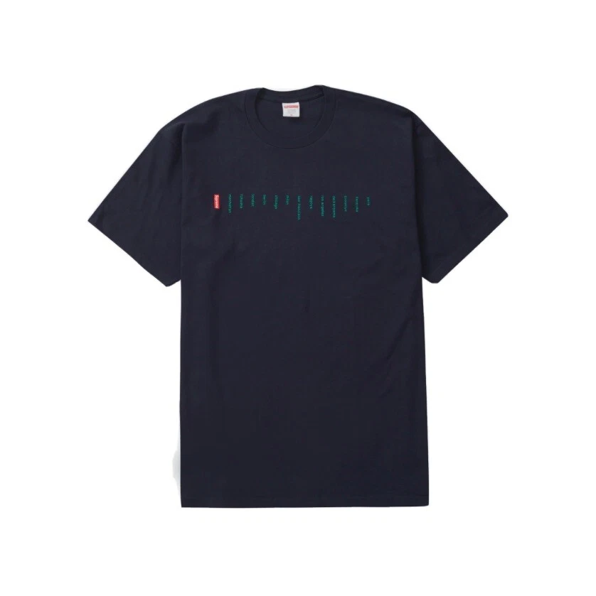 T shirt de localisation suprême « marine » taille M
