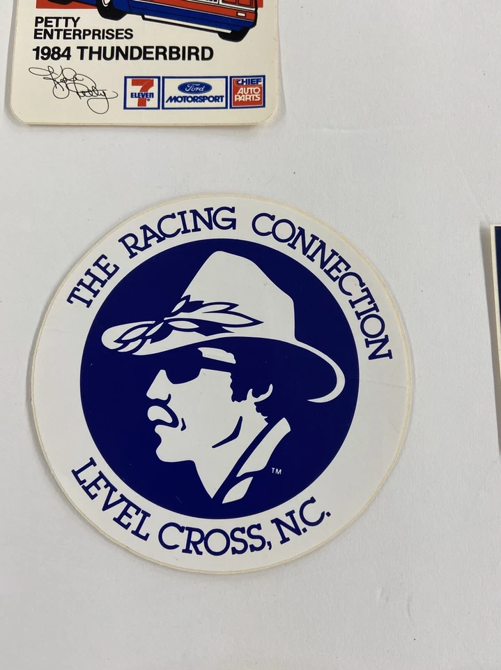 Adesivos de fotos coleção certificado de membros Richard Petty Racing fã clube 1985 - Imagem 3 de 4