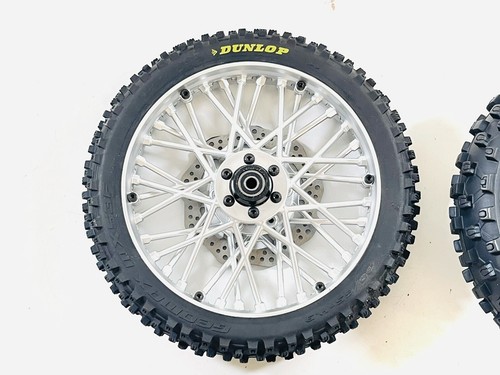 Losi Pro Moto Mx Front Rear Dunlop Tire & Wheel Bearings, Rotors, Sprocket New - Picture 6 of 6