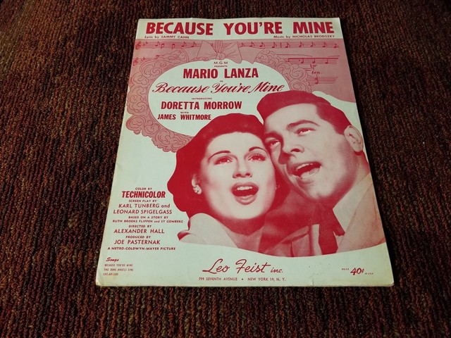 Because You Re Mine Mario Lanza
