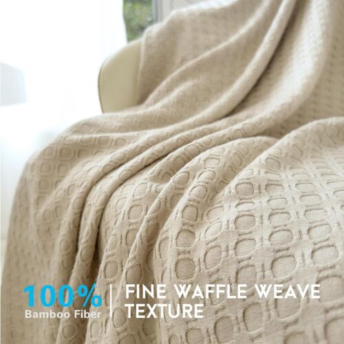Best Cooling Blanket No Night Sweat Hot Sleepers Breathable Summer Bed Comforter - Picture 33 of 116