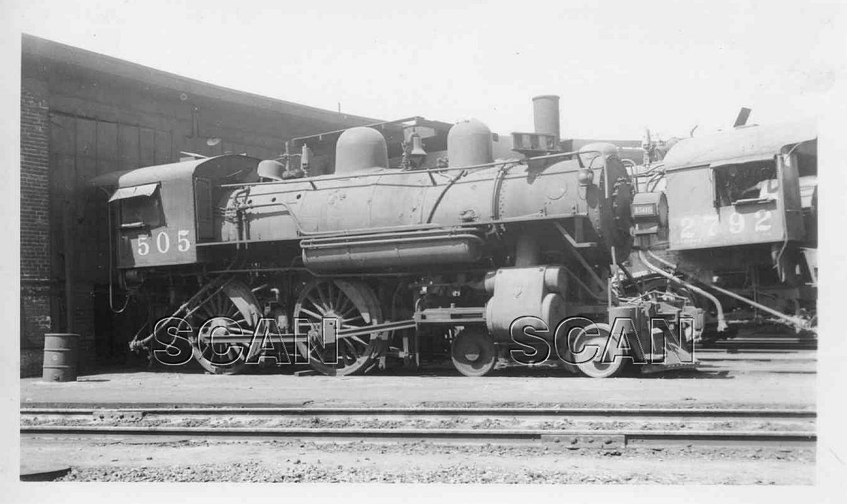 0B961 RP 1940/50s SOUTHERN PACIFIC RAILROAD 4-4-0 LOCO #1505