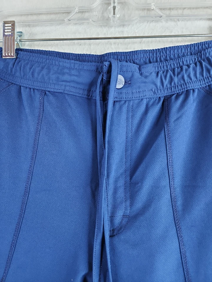 Pantalones Exfoliantes Dickies Unisex Azul Botón Cremallera Frontal Médico Dental Veterinario Para Hombres Grandes Foto 3 de 4