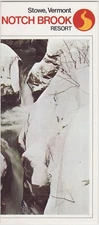 1970's Notch Brook Resort Stowe Vermont Brochure