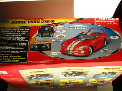 web限定セール NOS Nikko Dodge Viper GTS/R 1/10 RADIO CONTROL KIT WITH 乗用車