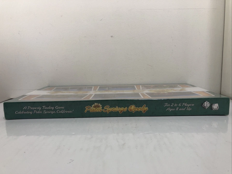 PALM SPRINGS OPOLY GAME MONOPOLY Local Version Board Game- New Still Sealed - Image 4 of 4
