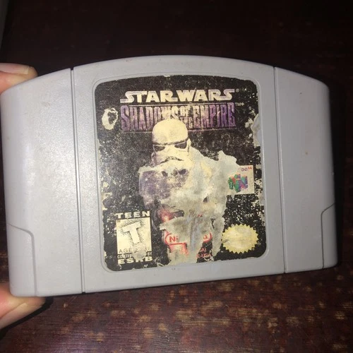 Star Wars: Shadows of the Empire N64 (Nintendo 64, 1996) Authentic Rough Label