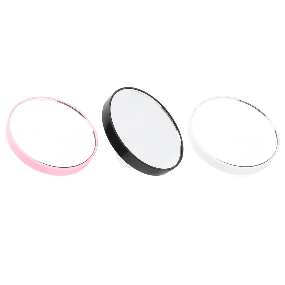 7.5CM 10X Magnifying Mirror With 2 Suction Cups Easy Mounting Round Shape - Image 3 of 4