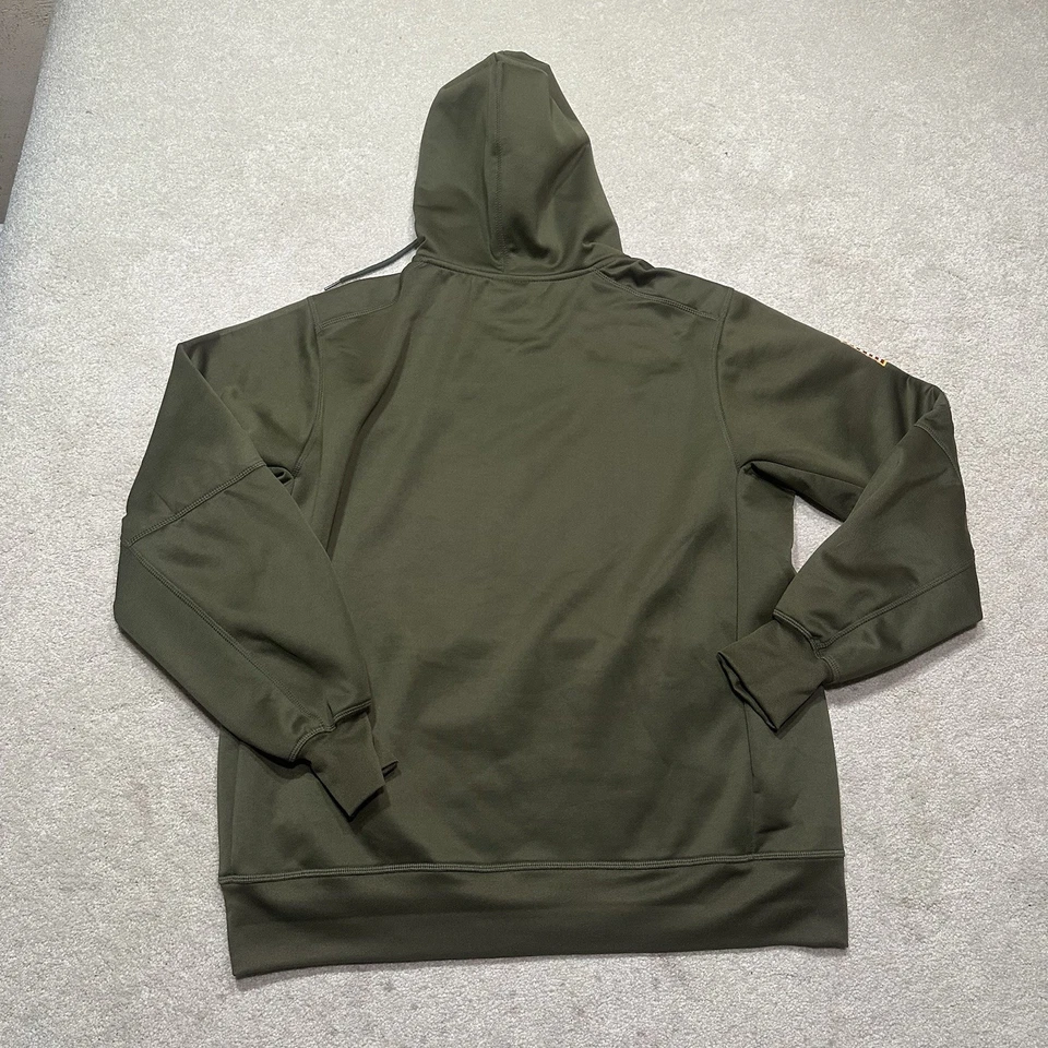 New Orleans Saints Salute to Service Hoodie Sweatshirt Mens Large Green Nike - Image 2 of 4