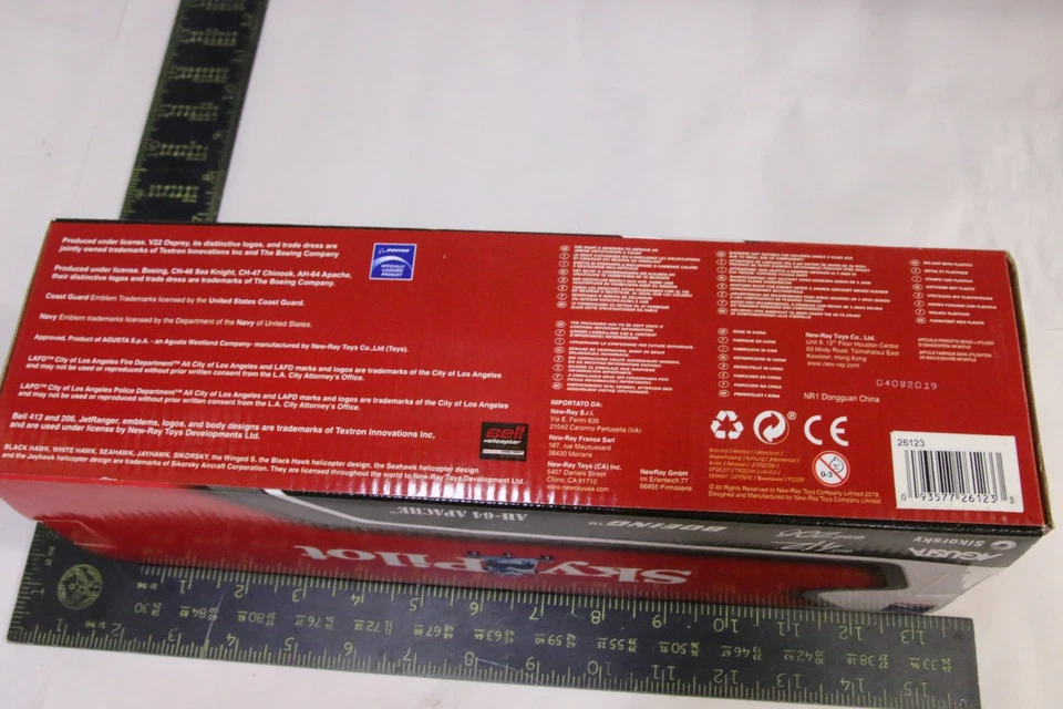 Helicóptero Sky Pilot Bell AH-1Z Cobra #26123 1:55 New-Ray NUEVO Foto 3 de 4