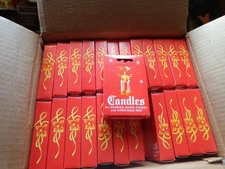 Vintage Wholesale Red Candles Swedish Angel Chimes Christmas Tree 72 Box's NOS