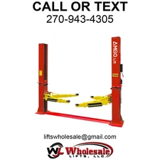 New AMGO BP-10 10,000 lb 2-Post Baseplate Lift - Symmetric Arm