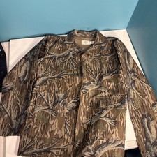 Vintage 80s Mossy Oak 2 Pocket Jacket Hunting SZ M