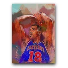 John 'Hot Rod' Williams Art Card Limited 8/50 Vela Signed (Cleveland Cavaliers)