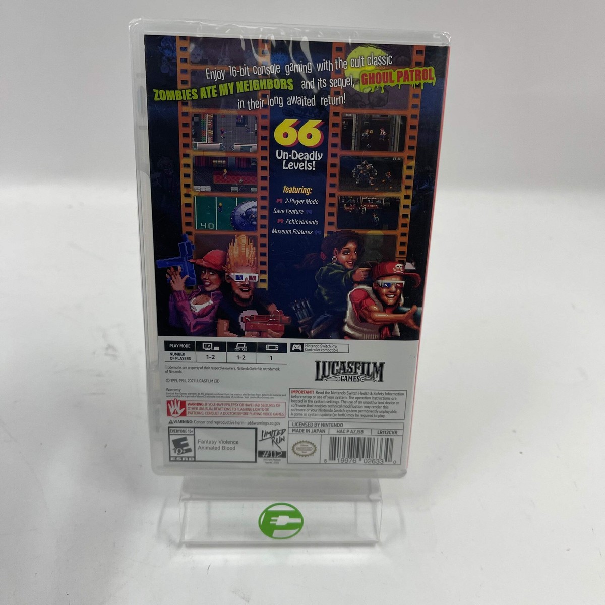 SW Zombies Ate my Neighbours 北米限定版 新品未開封 Konami Zombies Ate My Neighbors | Nintendo SNES | NTSC-U/C