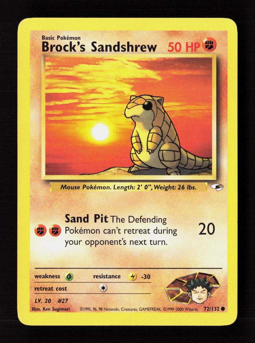 Sandshrew In Pokémon Individual Trading Cards for sale | eBay