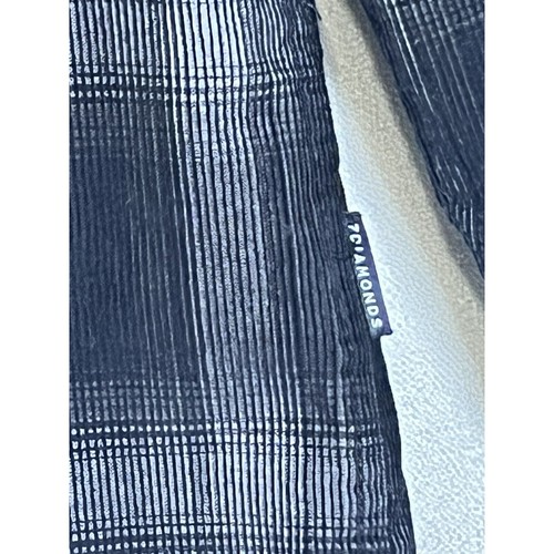 7 Diamonds Regular Fit Mens Size Large Long Sleeve Corduroy Shirt Blue - Picture 3 of 6