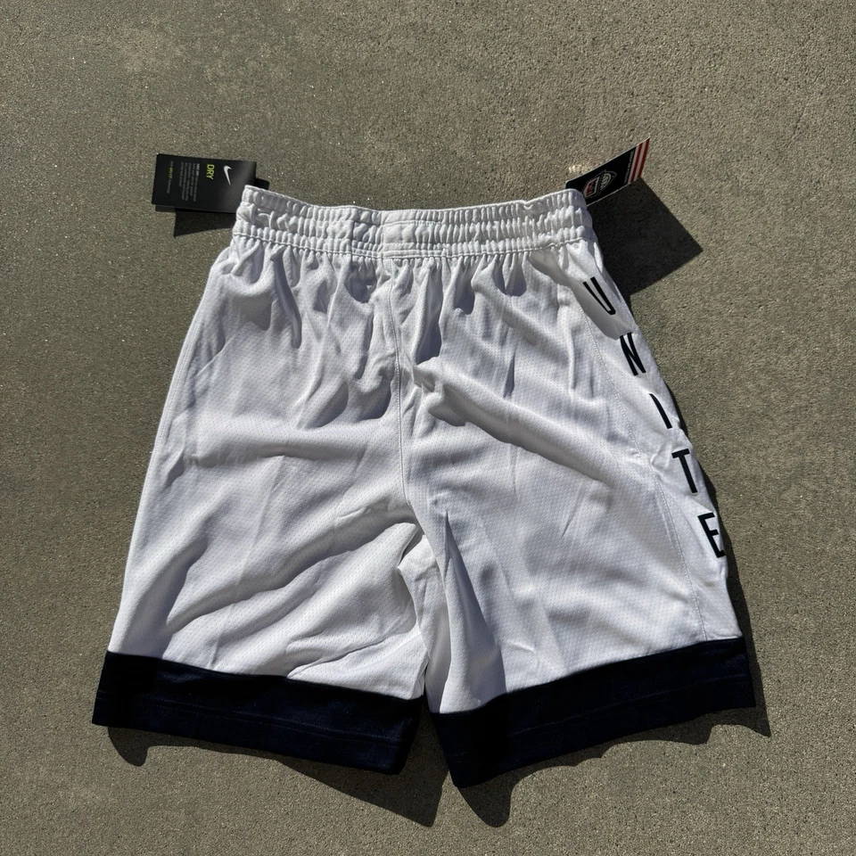 NUEVO Pantalones Cortos Talla Pequeña S Nike Estados Unidos FIBA Copa Mundial Hombre’s CD3190-100 $80 Foto 2 de 4