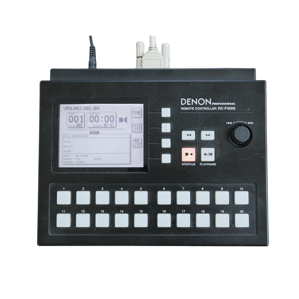 Denon DN-F650R Professional Solid-State/USB Recordor + Denon RC-F400S Remote - Image 3 of 4