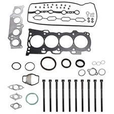 Head Gasket Set with Bolts, 2.4L 2AZFE, for Camry Highlander Rav4 Solara 01-06