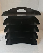 Metal 5 Slot Desk File Tray MMF Industries 12"x 12" X 8.5"