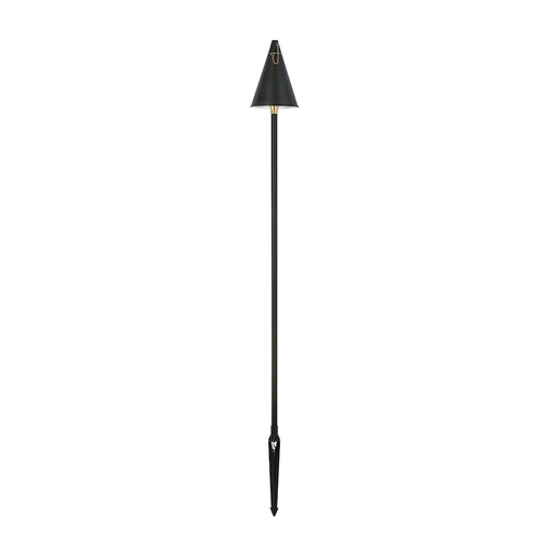 Elitco Lighting Aera Outdoor 12V Cast Brass Torch Light 8"x24", Bronze - P806-DB - Picture 1 of 1
