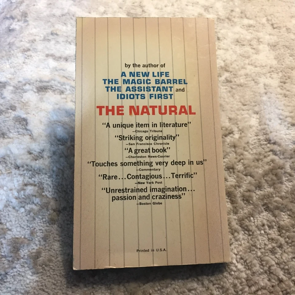 The Natural by Bernard Malamud 1965 from Dell Paperback Award-Winning Novel - Image 2 of 4